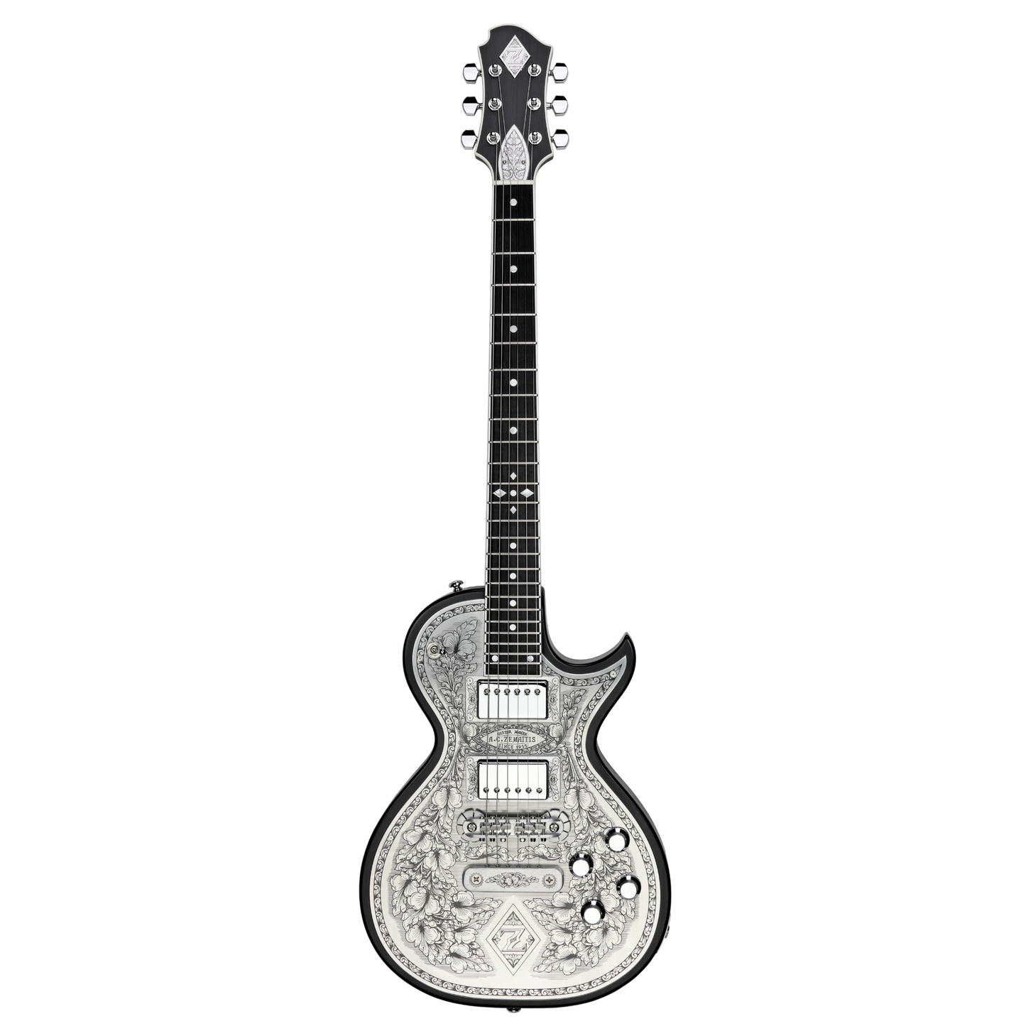 Zemaitis Guitars MFG-AC-24 Diamond Z, Black