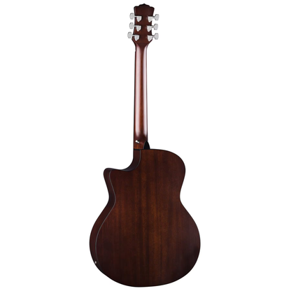 Luna Guitars Wabi Sabi Grand Concert Cutaway A/E, Satin Natural