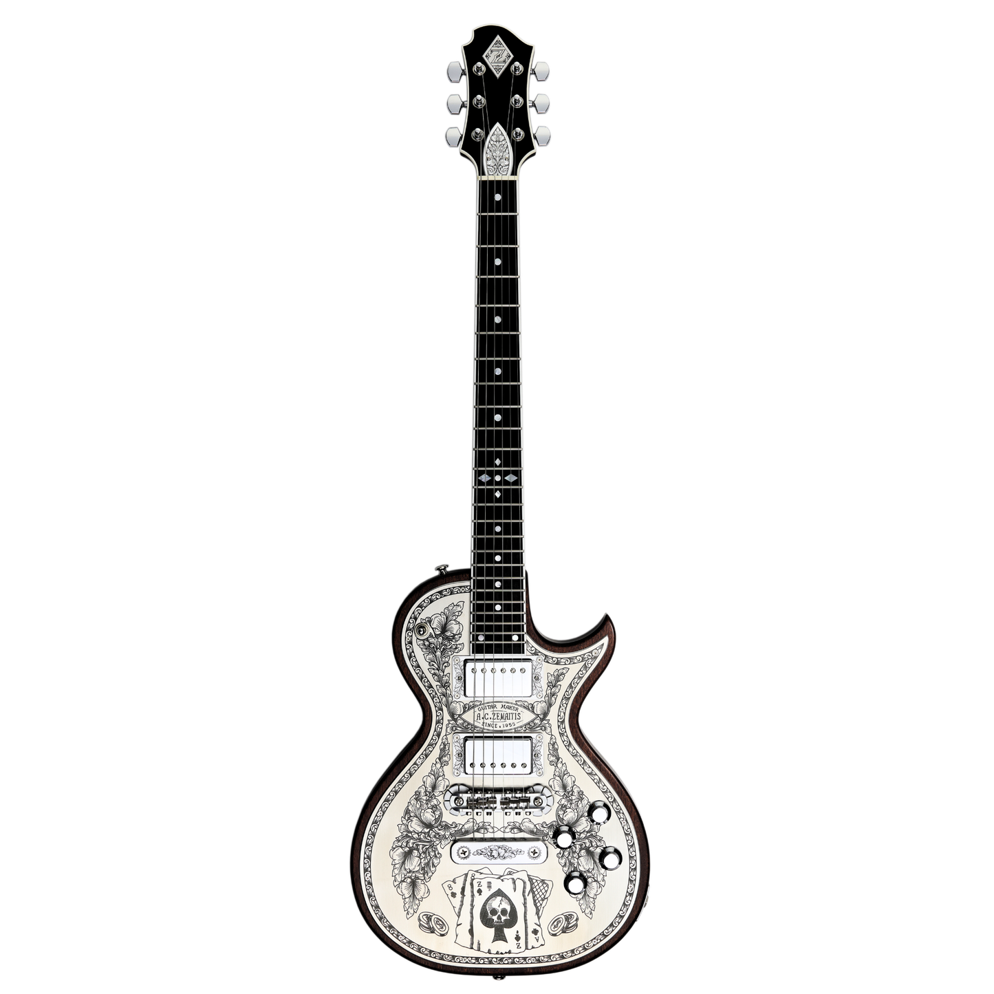 Zemaitis Guitars MFG-AC-24 Aces & 8s, Natural