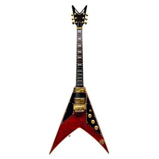 Dean Guitars Vengeance Select PG Floyd Fluence FM MYK Miyako Signature Trans Red