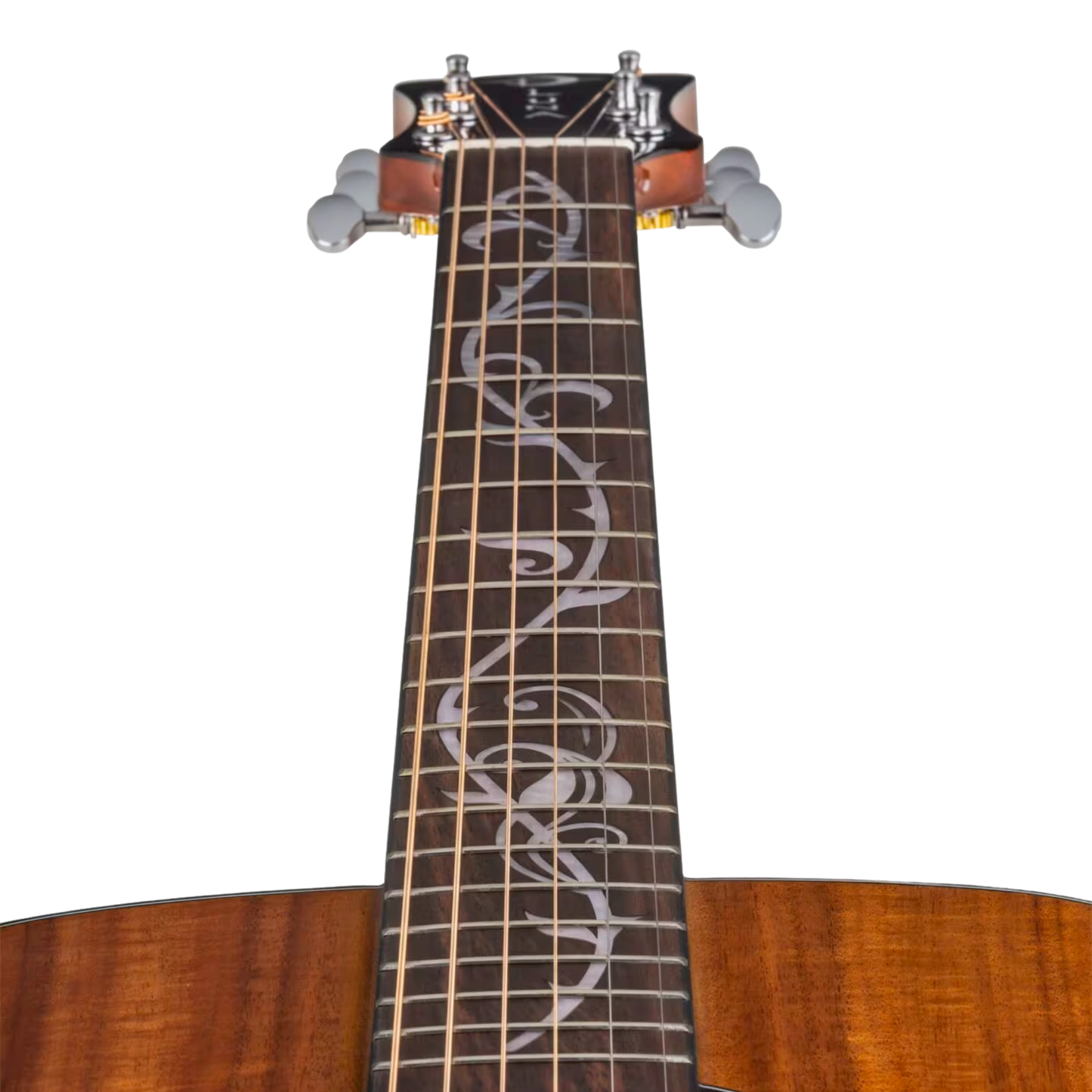 Luna Guitars Vineyard Koa Bevel Folk A/E, Gloss Natural