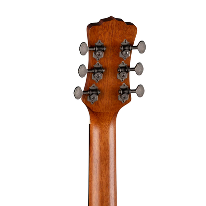 Luna Guitars Art Vintage Grand Auditorium A/E Solid Top Distressed, Vintage Brownburst