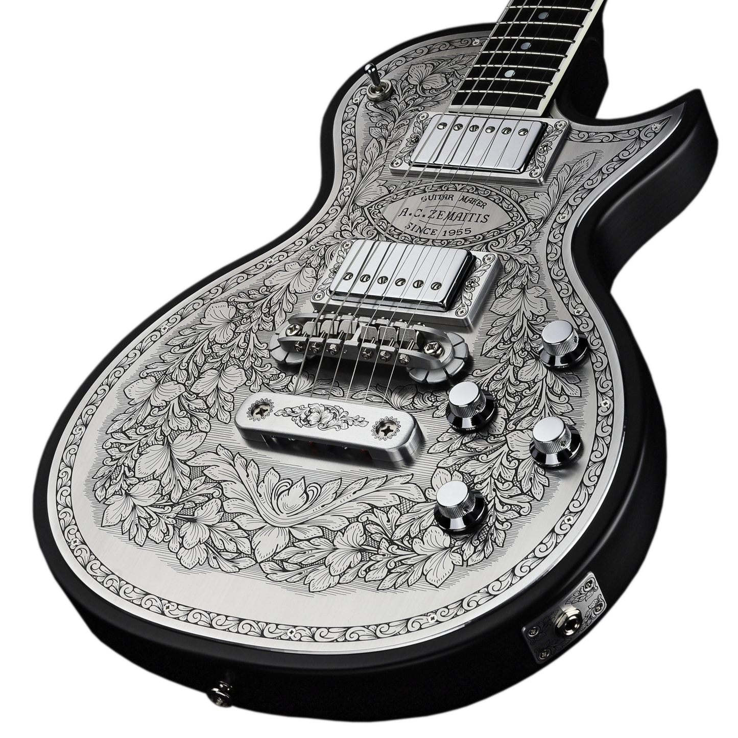 Zemaitis Guitars MFG-AC-22 Leaf, Black