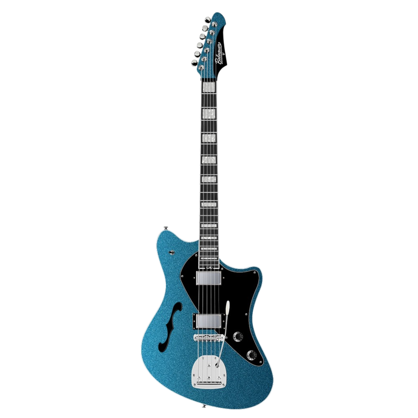 Balaguer Guitars Standard Series Espada Ambient, Gloss Metallic Lake Placid Blue