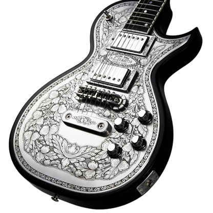 Zemaitis Guitars MFG-AC-24 Leaf, Black