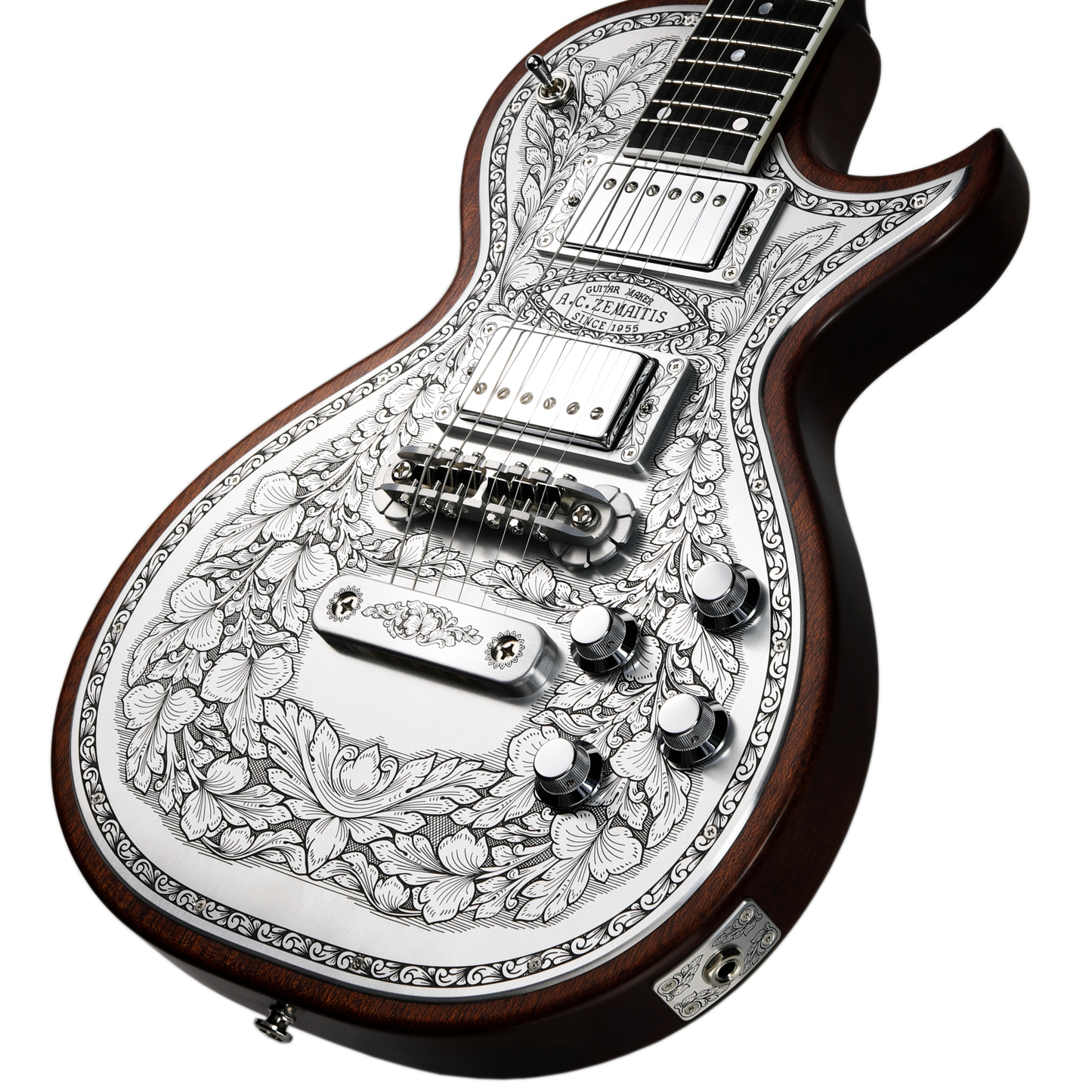 Zemaitis Guitars MFG-AC-24 Leaf, Natural