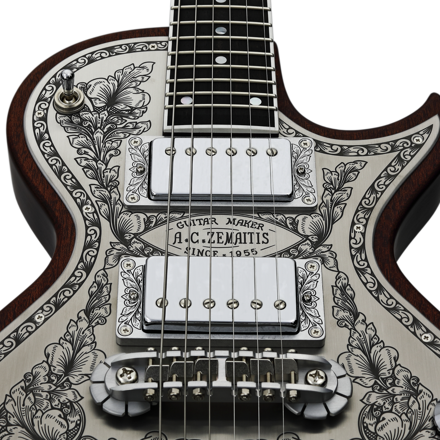 Zemaitis Guitars MFG-AC-24 Aces & 8s, Natural