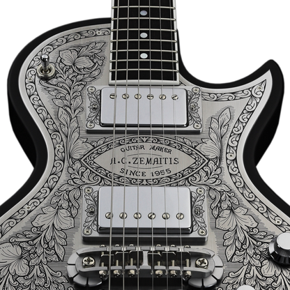 Zemaitis Guitars MFG-AC-22 Leaf, Black