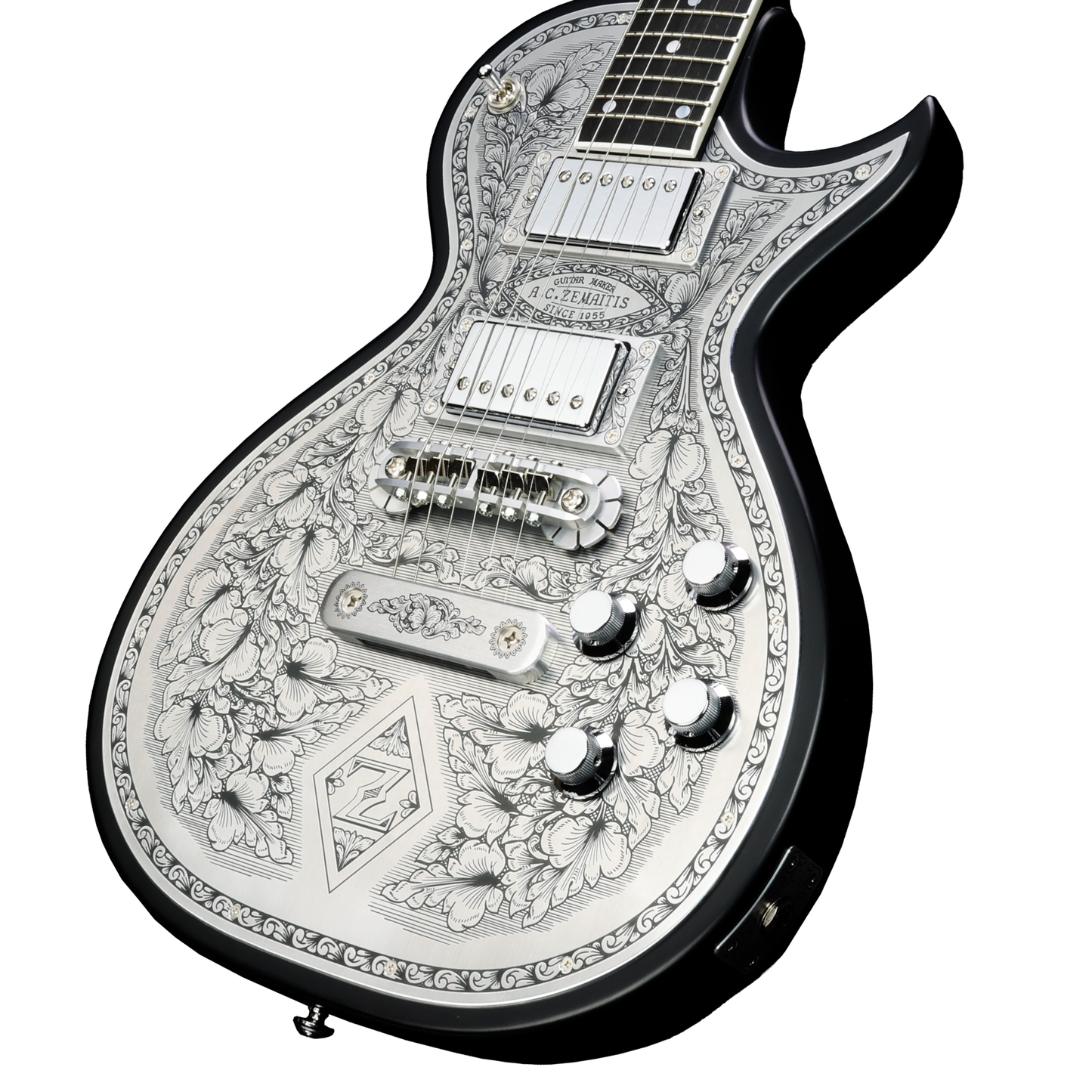 Zemaitis Guitars MFG-AC-24 Diamond Z, Black