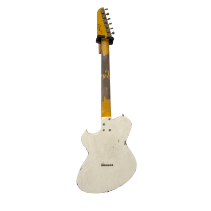 NEWMAN TORN AND FRAYED - VINTAGE WHITE HEAVY AGED