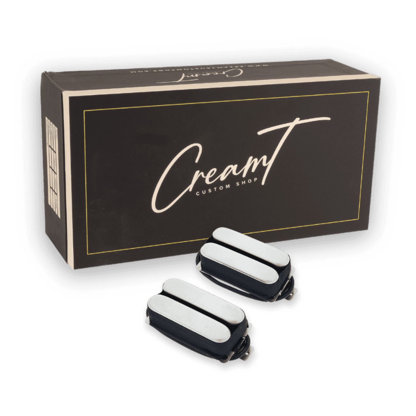 Cream T Custom Shop Banger & Mash Humbucker Set - Raw Nickel