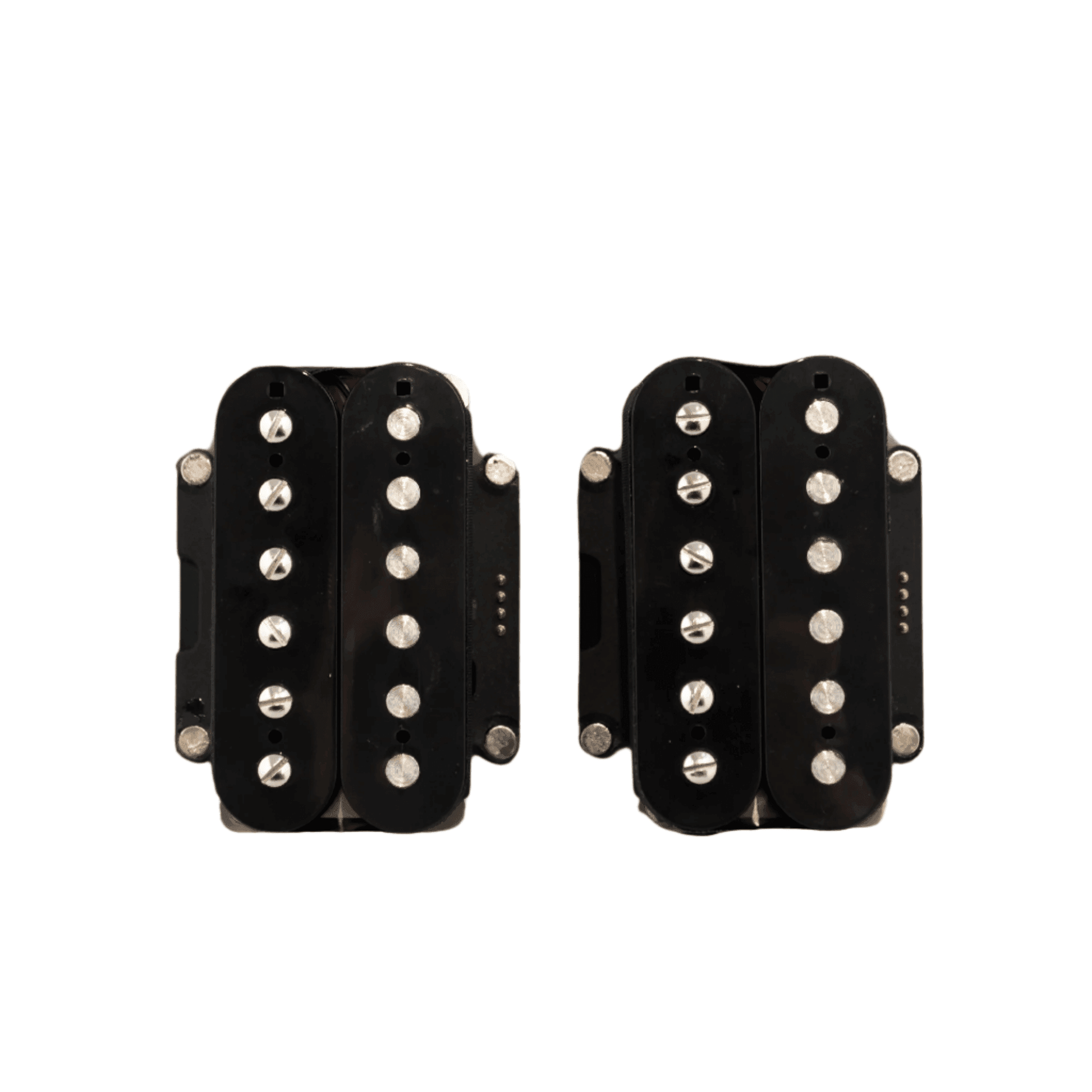 Cream T Custom Shop Afterburner Humbucker Set w/ Guitar-X Pickup Swapping - Double Black w/ Red Tape - Aurora Music Works