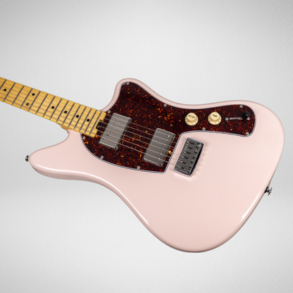 CROSSFIRE STANDARD HH GUITAR-X PICKUP SWAPPING - SHELL PINK (PRE-ORDER - 20% DEPOSIT)