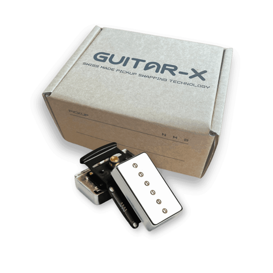 Cream T Custom Shop Duchess P90 Set w/ Guitar-X Pickup Swapping - Polished Nickel