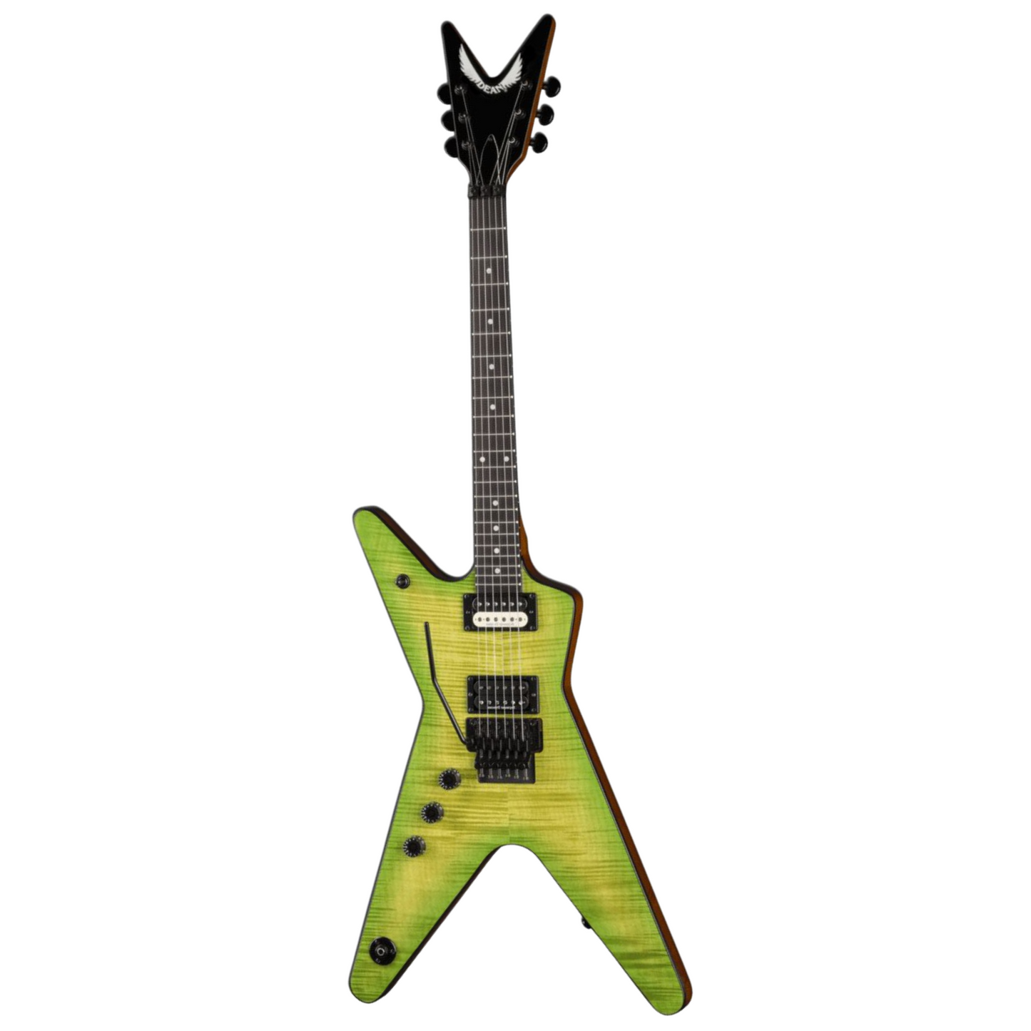 Dean Guitars ML 79 Floyd Flame Top Duncans Slime Lefty