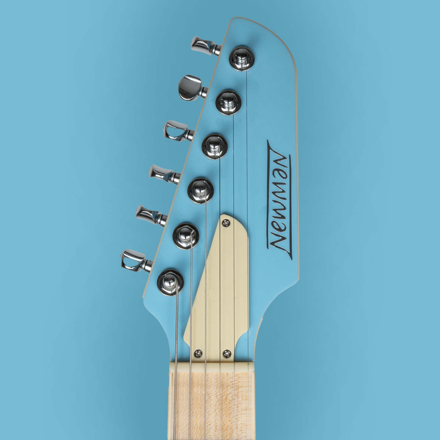 NEWMAN HONEYCOMB JUNIOR GT-40 FIXED PICKUPS - BABY BLUE W/ RACING STRIPES Aurora Music Works