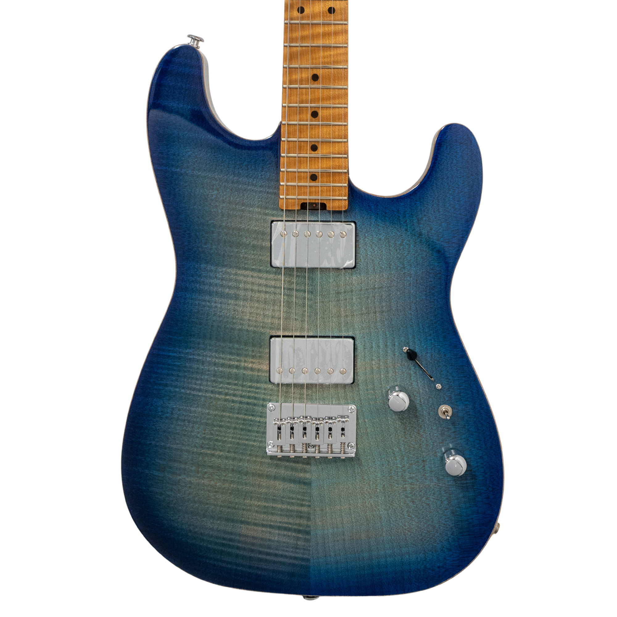 POLARIS CUSTOM HH GUITAR-X PICKUP SWAPPING - SIRIUS BLUE #00480