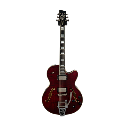Stromberg Monterey w/ Bigsby - Trans Red Medium Aged