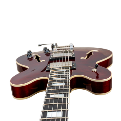 Stromberg Fremont w/ Bigsby - Trans Red Medium Aged