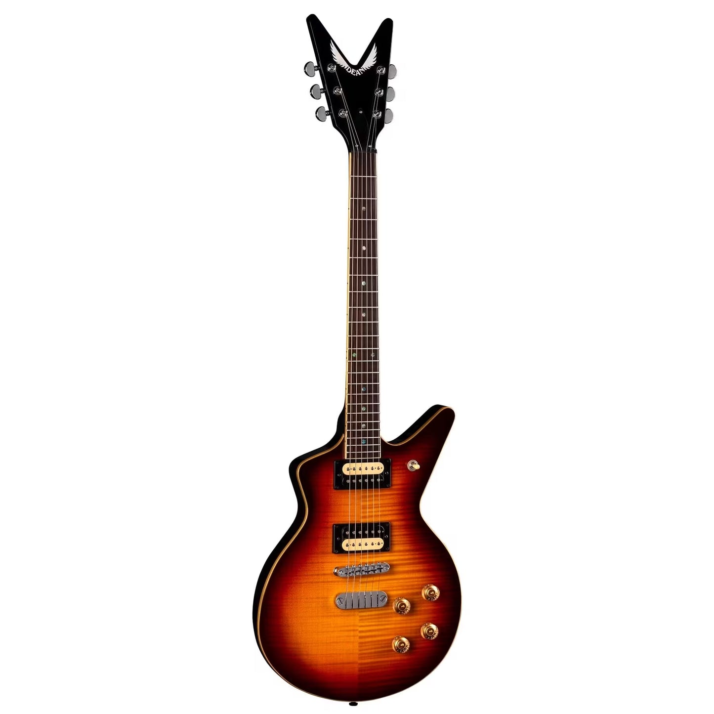 Dean Guitars Cadillac 1980 Flame Maple Trans Cherry Sunburst