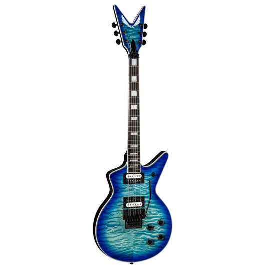 Dean Guitars Cadillac Select Quilt Top Floyd Ocean Burst