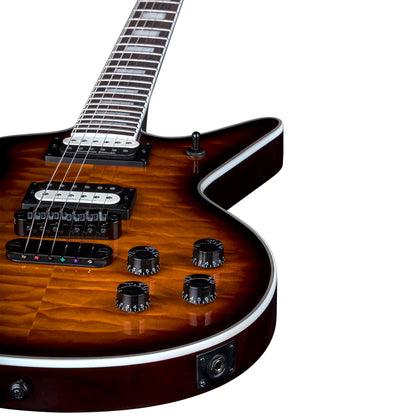 Dean Guitars Cadillac Select Quilt Top Trans Brazilia