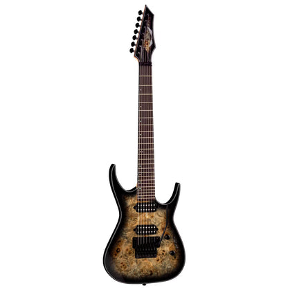 Dean Guitars Exile Select 7 Floyd Fluence Natural Black Burst