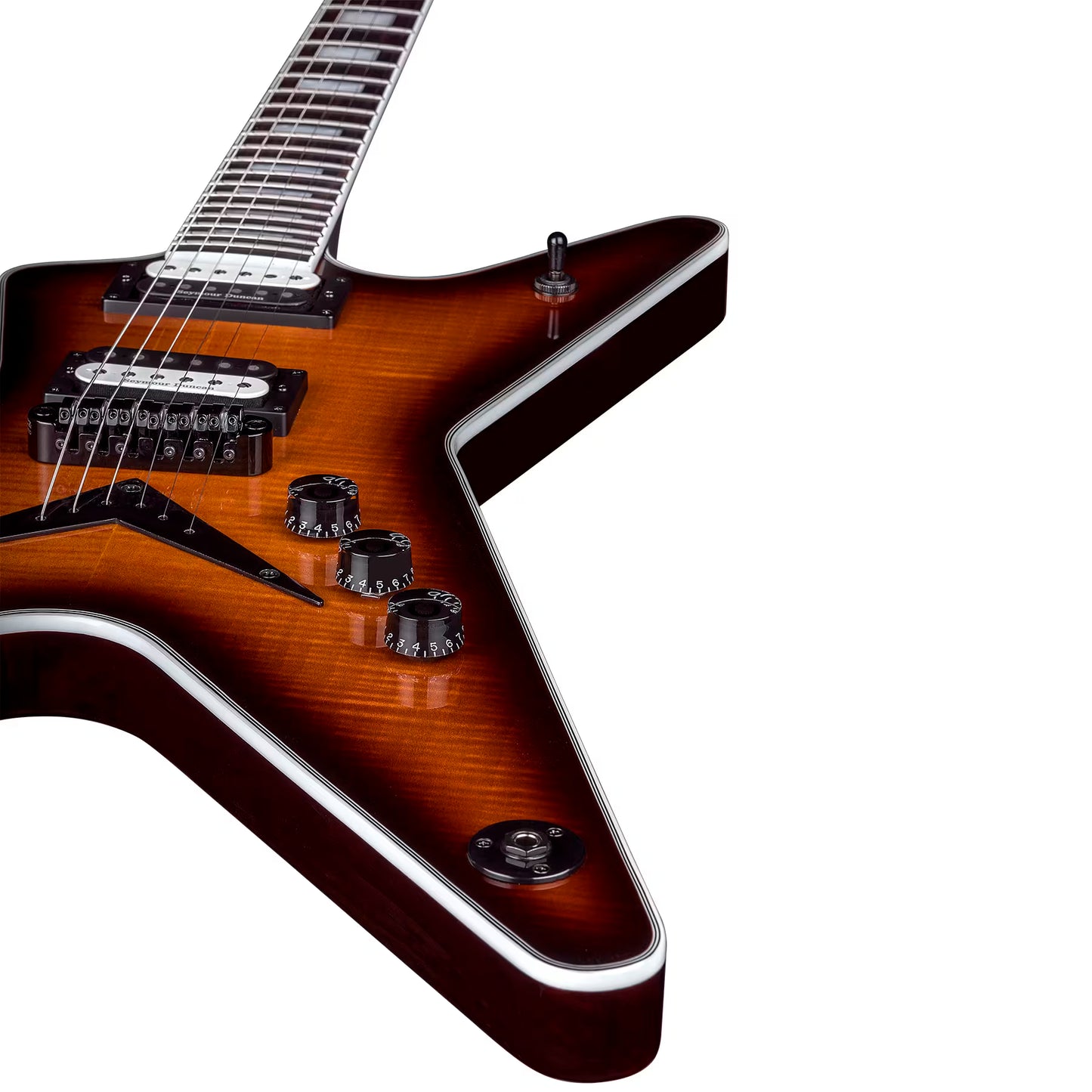 Dean Guitars ML Select Flame Top Trans Brazilia